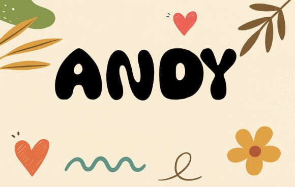 Andy – The Display Font That Feels Like a Favorite