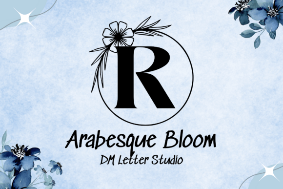 Arabesque Bloom Monogram Brings Floral Elegance to Campaign Design