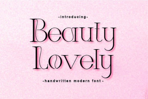 Beauty Lovely Font Review