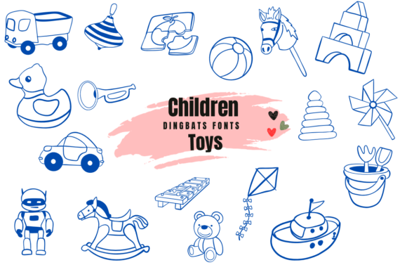 Children Toys Font for Creative Brands