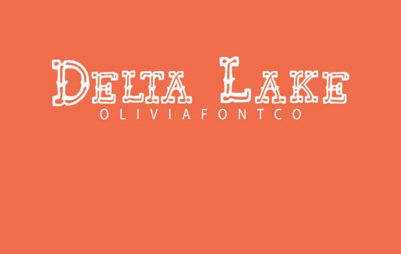 Delta Lake Font: A Handwritten Serif with Romantic Appeal