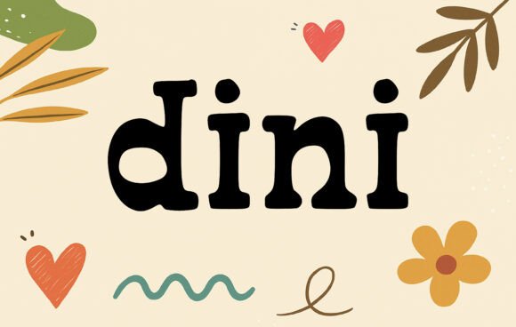 Dini: The Slab Serif Typeface That Anchors Your Campaign Visuals