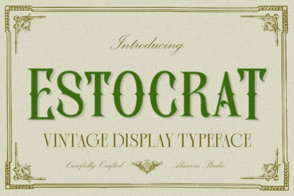Estocrat: A Blackletter Display Font Put to the Test