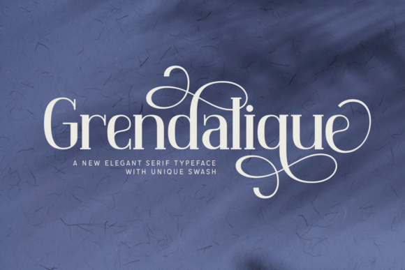 Grendalique: A Serif Typeface That Brings Calligraphic Elegance to Branding Work