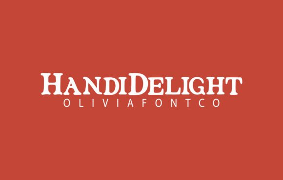 Handidelight: A Handwritten Font with Romantic Appeal for Branding Projects