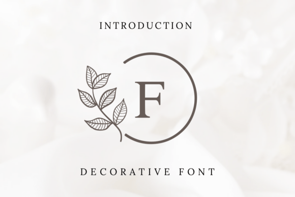 Monoleaf: A Minimal Decorative Font for Handmade Creators