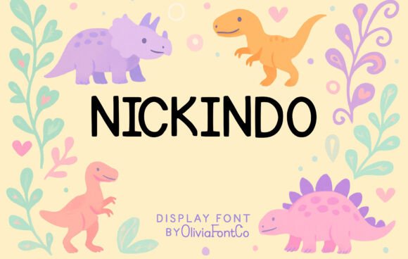 Nickindo: A Display Font That Balances Personality and Readability