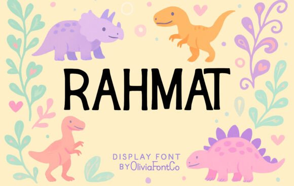 Rahmat: A Display Font with Real Branding Potential