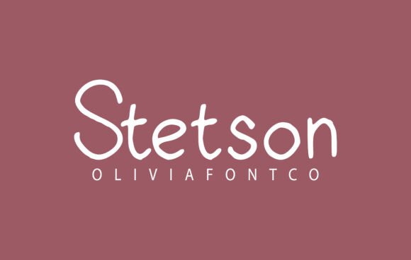 Stetson Font: A Handwritten Touch