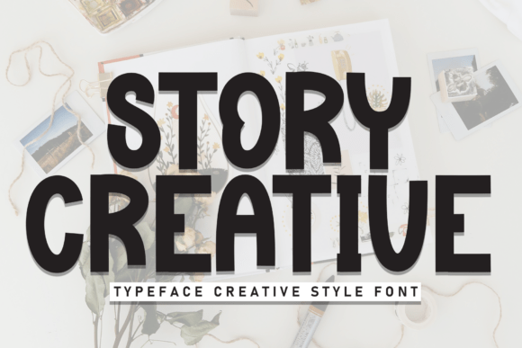 Story Creative: A Whimsical Display Font