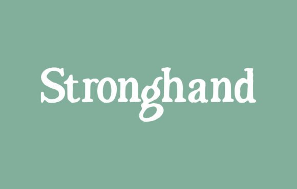 Stronghand Font: A Romantic Serif for Editorial Design